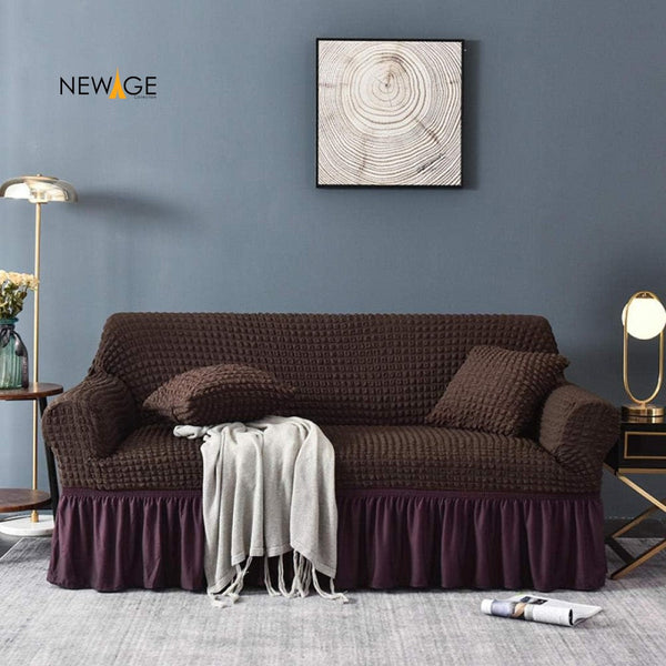Mesh Turkish Style Sofa Cover - Black