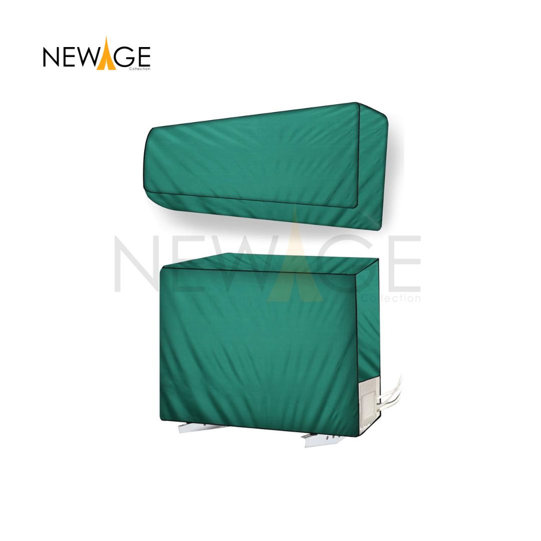 100% Waterproof Air Conditioner AC Cover for Indoor & Outdoor in Sea Green