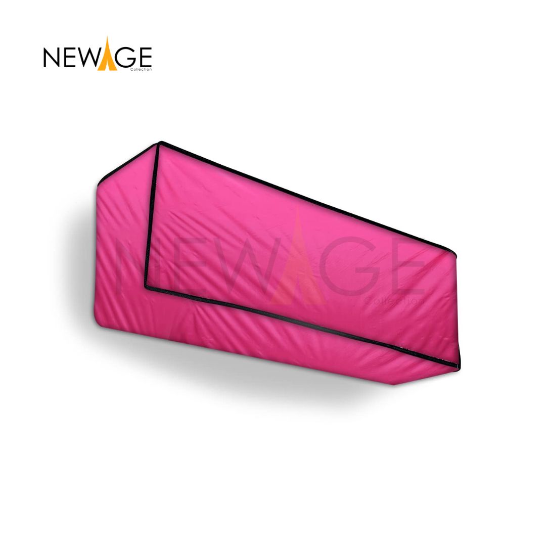 100% Waterproof Air Conditioner AC Cover for Indoor & Outdoor Pink