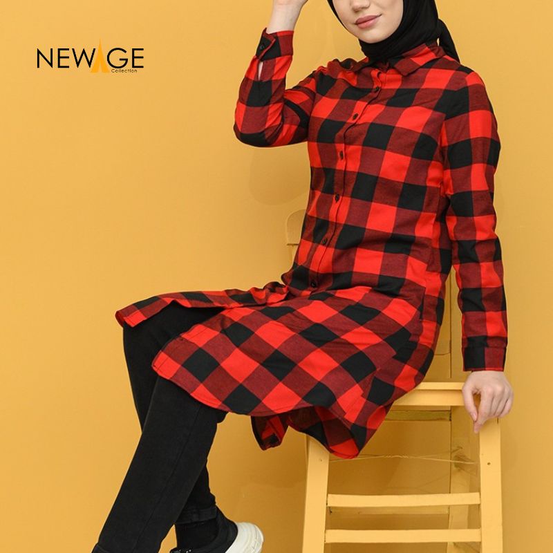 Red Black Plaid Shirt