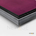 Zipper Mattress Protector Imported Cotton-Polyester 100% Waterproof Fabric in Purple Color