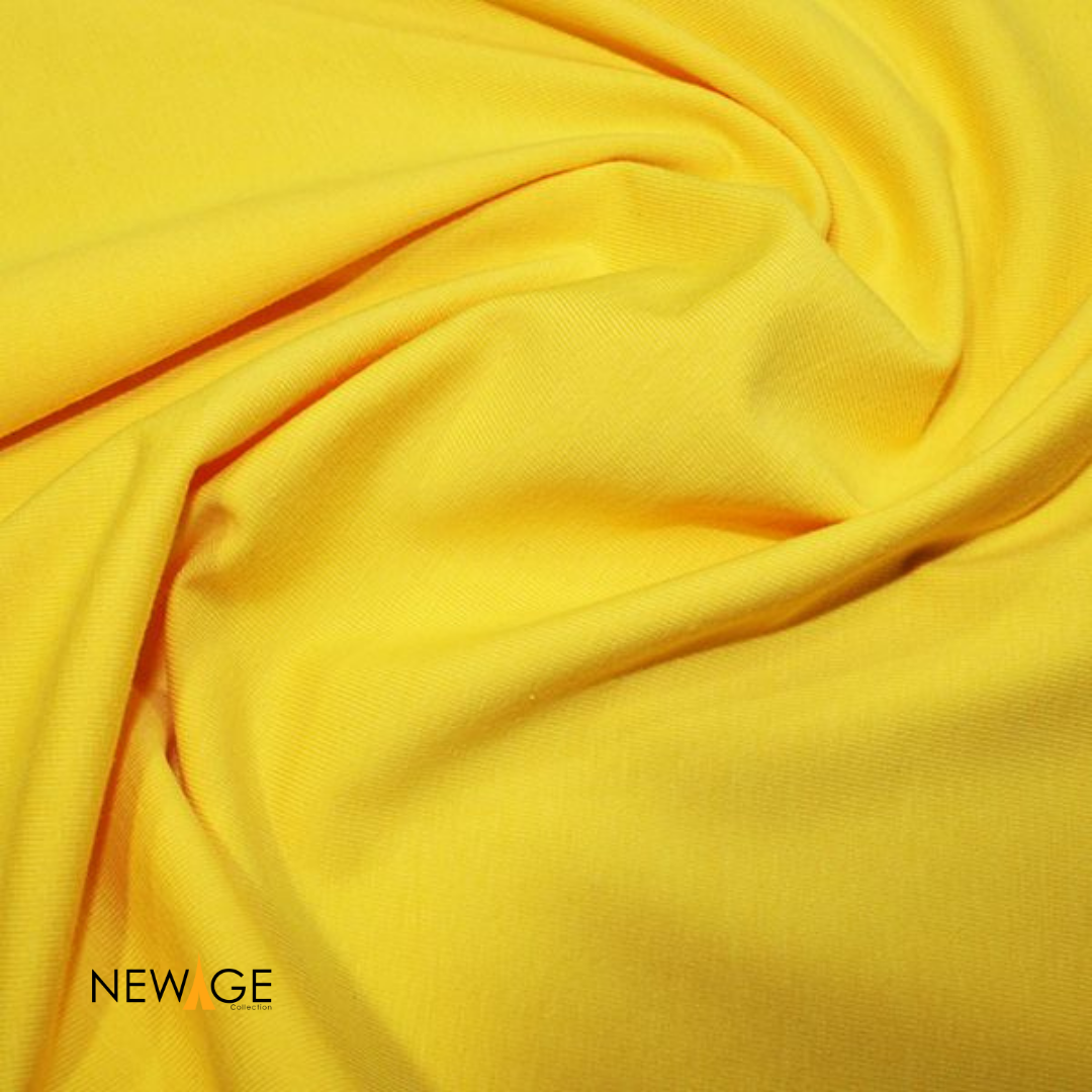 Imported Cotton Polyester 100% Waterproof Fitted Mattress Protector in Yellow Color