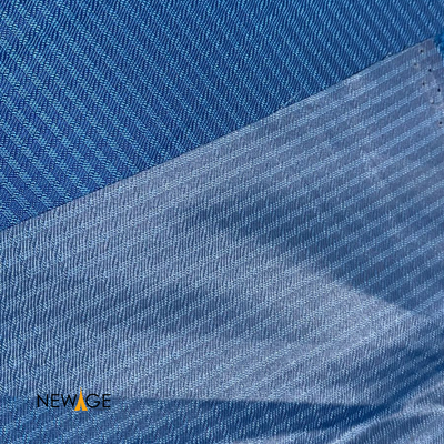 Imported Cotton Polyester 100% Waterproof Fitted Mattress Protector In Blue Color