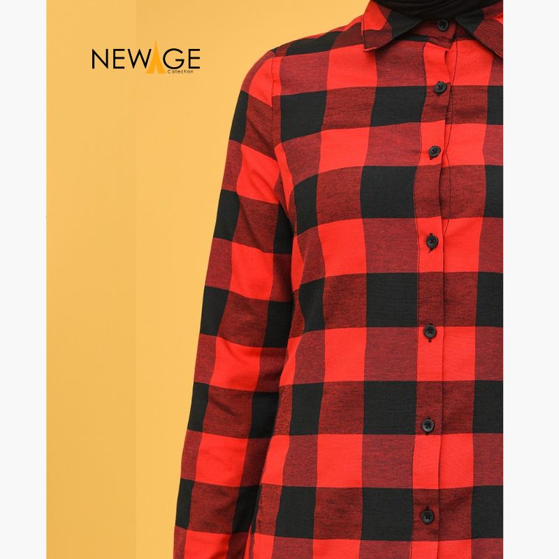 Red Black Plaid Shirt