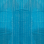 Single Zipper Mattress Protector 100% Waterproof Imported Cotton-PC in Sky Blue Print