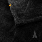 Black Fleece Blankets and Bed Throws 310 gsm