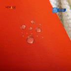 Pack of 2 - 100% Waterproof Cotton PC Pillow Covers 19"x 29" in Deep Orange