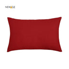Pack of 2 - 100% Waterproof Cotton PC Pillow Covers 19"x 29" in Deep Red