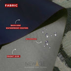 Fitted Mattress Protector Imported Cotton-Polyester 100% Waterproof in Grey