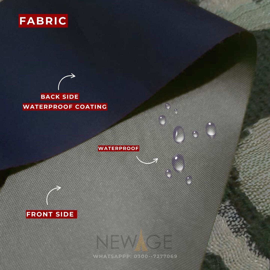 Imported Cotton Polyester 100% Waterproof Fitted Mattress Protector In Grey