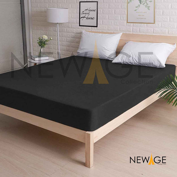 Fitted Mattress Protectors Black (6)