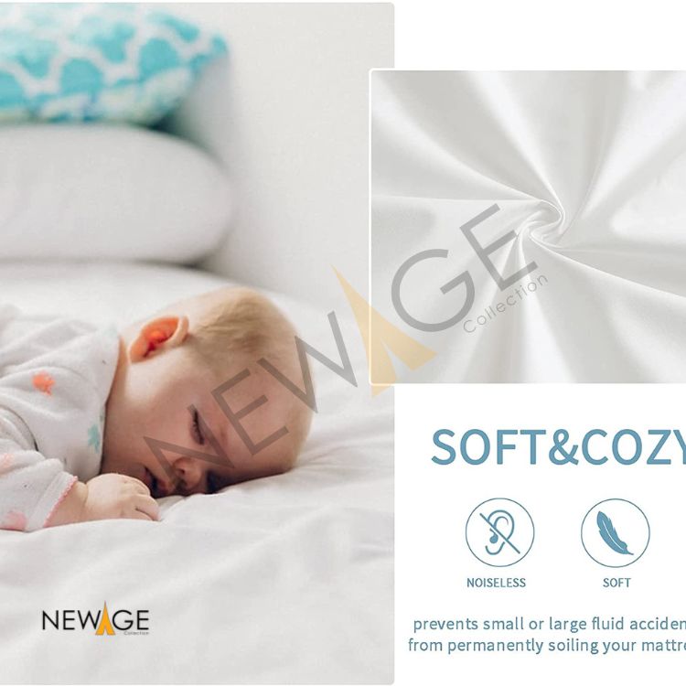 Fitted Mattress Protectors - Newage Collection - White 0