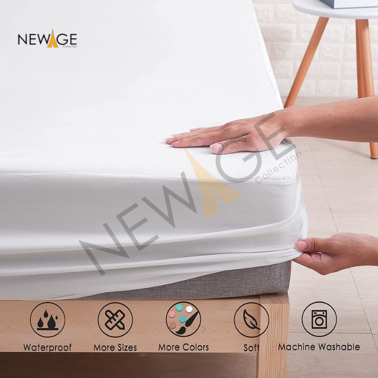 Fitted Mattress Protectors - Newage Collection - White 2