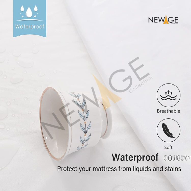 Fitted Mattress Protectors - Newage Collection - White 3