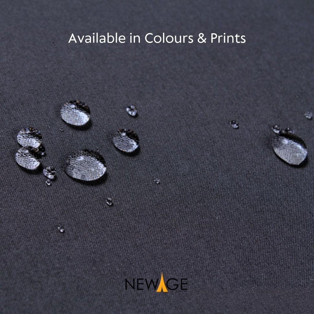 Imported Cotton Polyester 100% Waterproof Fitted Mattress Protector In Dark Zinc