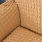 Mesh Turkish Style Sofa Cover - Golden