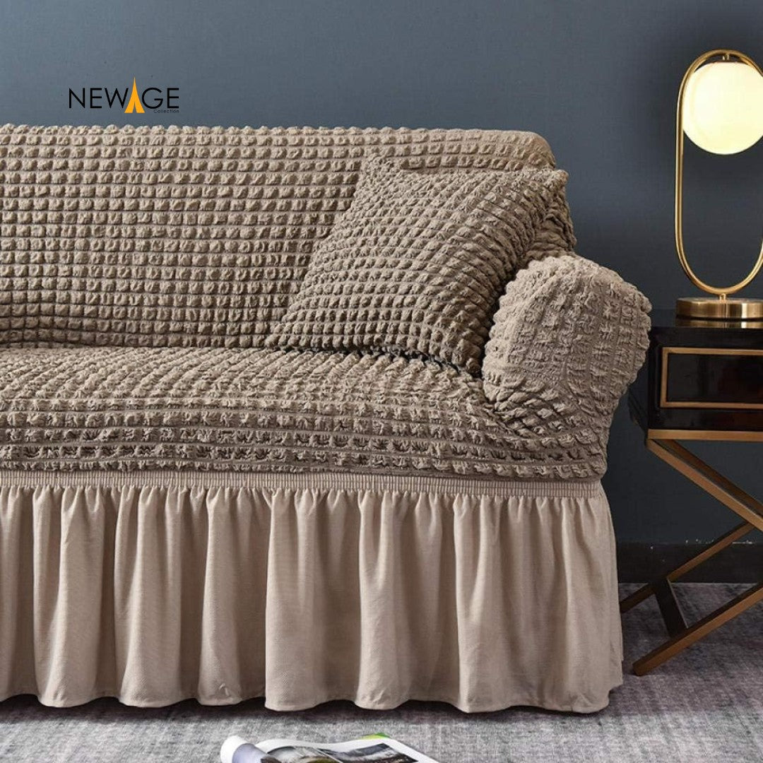 Mesh Turkish Style Sofa Cover - Grey