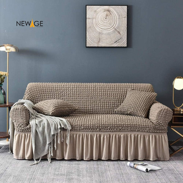 Mesh Turkish Style Sofa Cover - Grey
