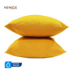 Pack of 5 Standard (16 x 16) Cushions 100% Waterproof with Filling in Dark Yellow1