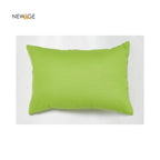 Pack of 2 - 100% Waterproof Cotton PC Pillow Covers 19"x 29" in Lime Green