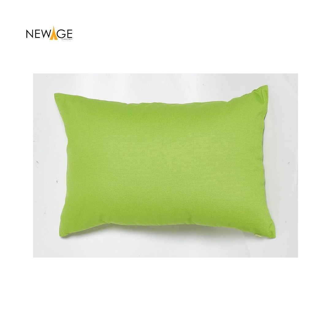 Pack of 2 - 100% Waterproof Cotton PC Pillow Covers 19"x 29" in Lime Green