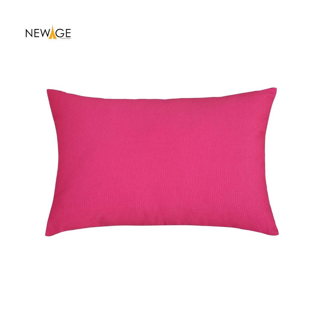 Pack of 2 - 100% Waterproof Cotton PC Pillow Covers 19"x 29" in Pink