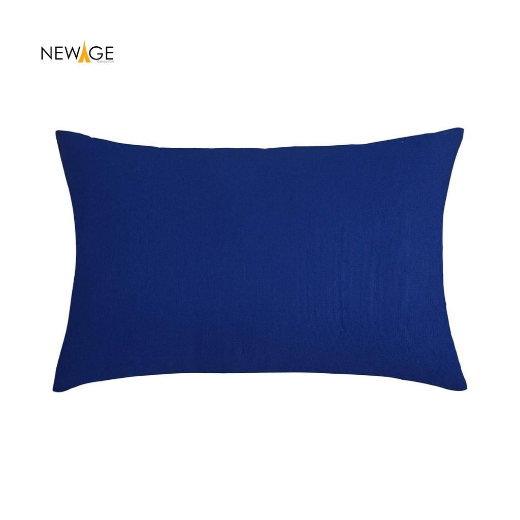 Pack of 2 - 100% Waterproof Cotton PC Pillow Covers 19"x 29" in Royal Blue