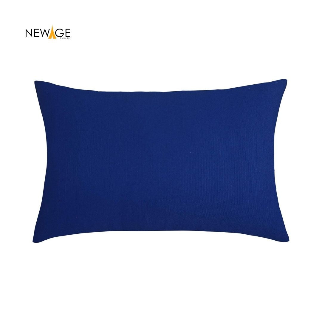 Pack of 2 - 100% Waterproof Cotton PC Pillow Covers 19"x 29" in Royal Blue