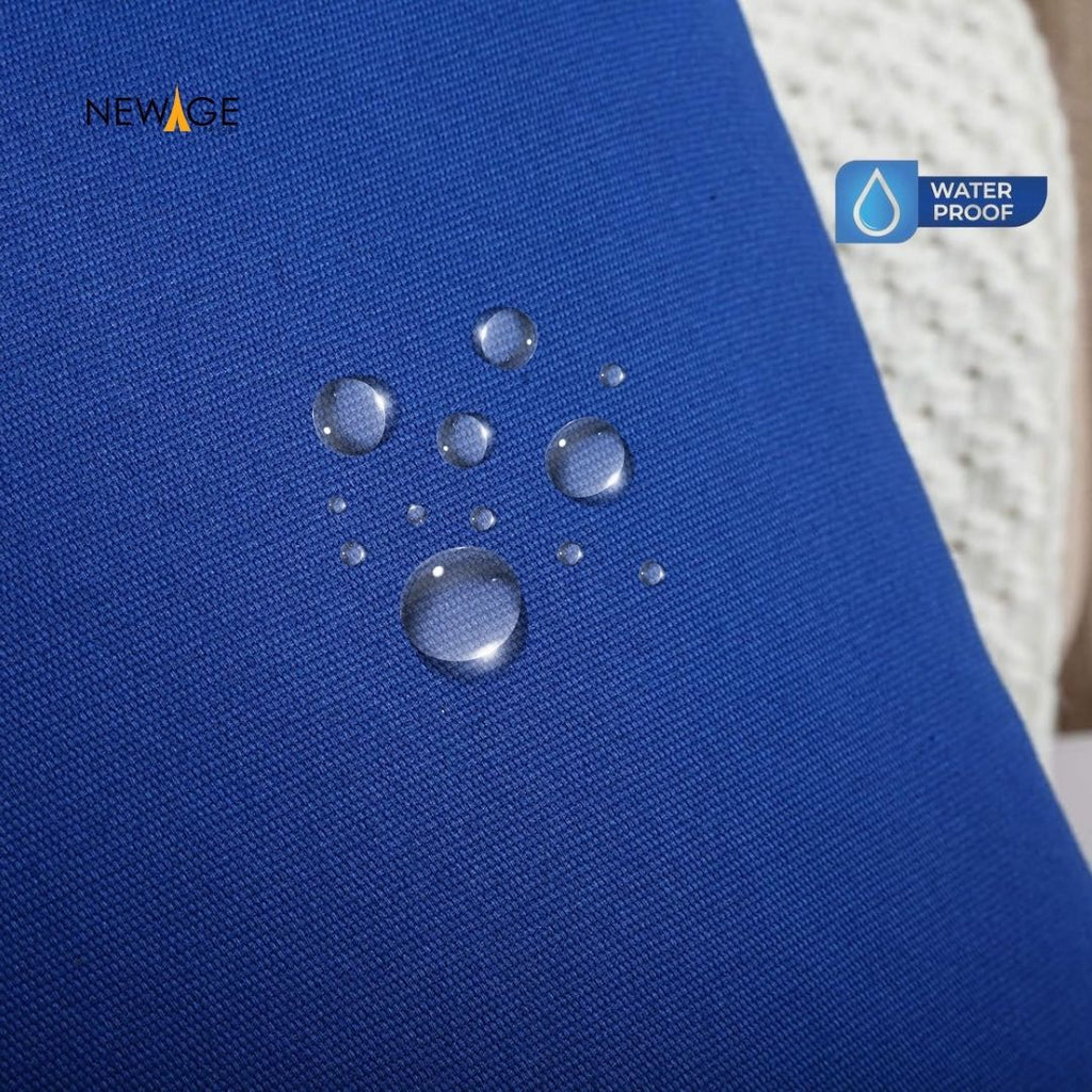 Pack of 2 - 100% Waterproof Cotton PC Pillow Covers 19"x 29" in Royal Blue
