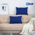 Pack of 2 - 100% Waterproof Cotton PC Pillow Covers 19"x 29" in Royal Blue