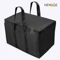 100% Waterproof 16" x 14" Rectangular Shape Storage Bag Household Supplies Storage Black