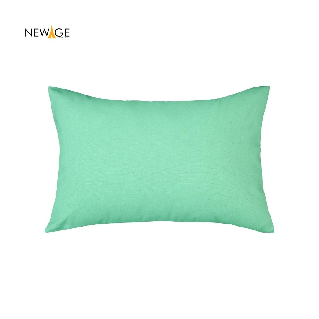 Pack of 2 - 100% Waterproof Cotton PC Pillow Covers 19"x 29" in Sea Green