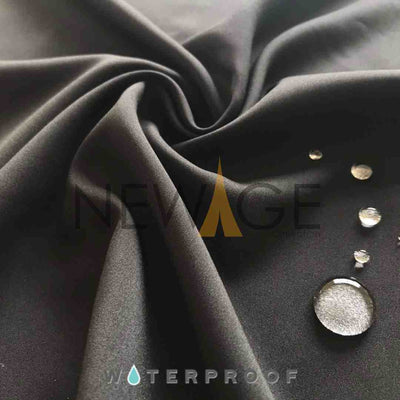 100% Waterproof Duvet Cover Set with 1 Pair Pillow Case Waterproof Black