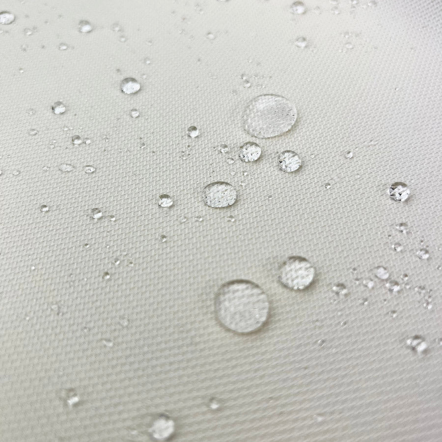 Fitted Mattress Protector Imported Cotton-Polyester 100% Waterproof in White
