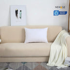 Pack of 2 - 100% Waterproof Cotton PC Pillow Covers 19"x 29" in White