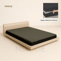 Zipper Mattress Protector Imported Cotton-Polyester 100% Waterproof Fabric in Dark Grey