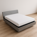Imported Cotton Polyester 100% Waterproof Fitted Mattress Protector In White