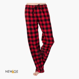 Red Black Checked Plaid Pajama
